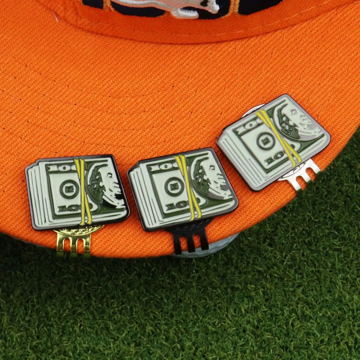 Money Stack Enamel Golf Ball Marker