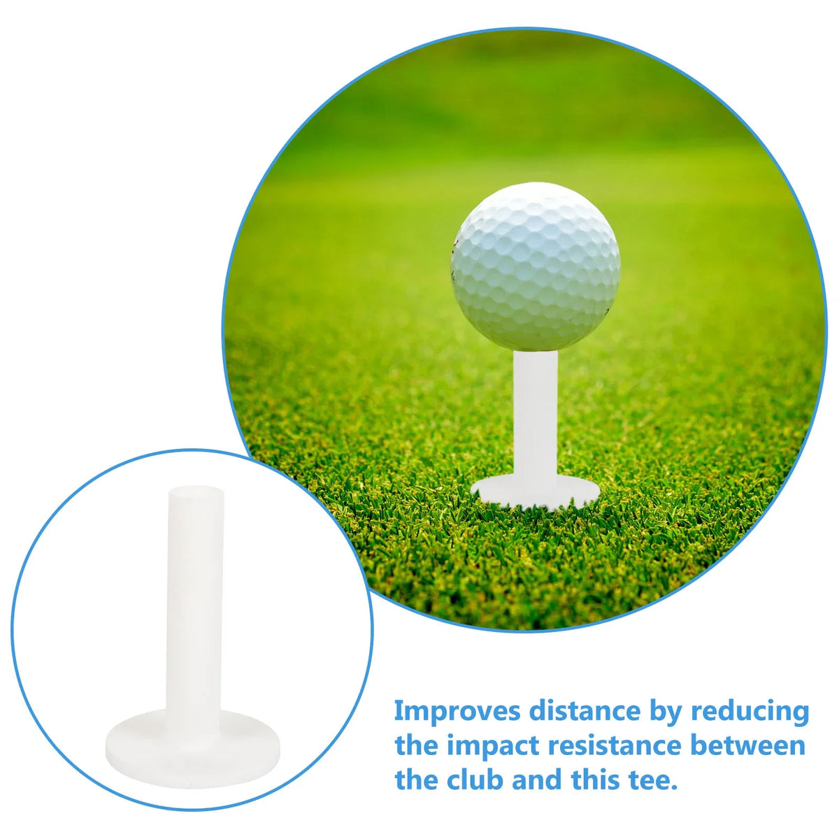 Flexible Silicone Golf Tee Set