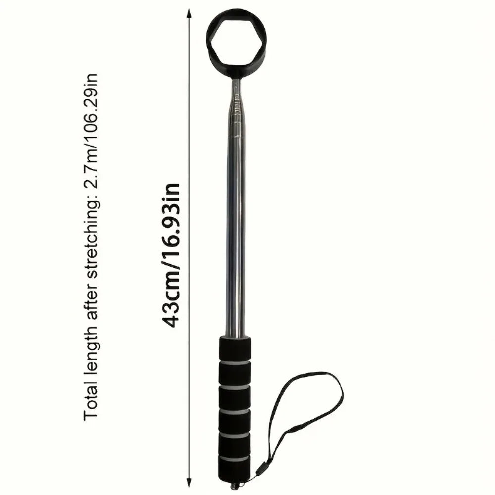 Retractable Golf Ball Retriever Pole