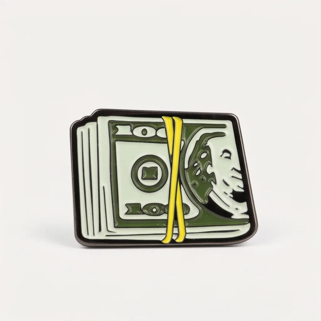 Money Stack Enamel Golf Ball Marker