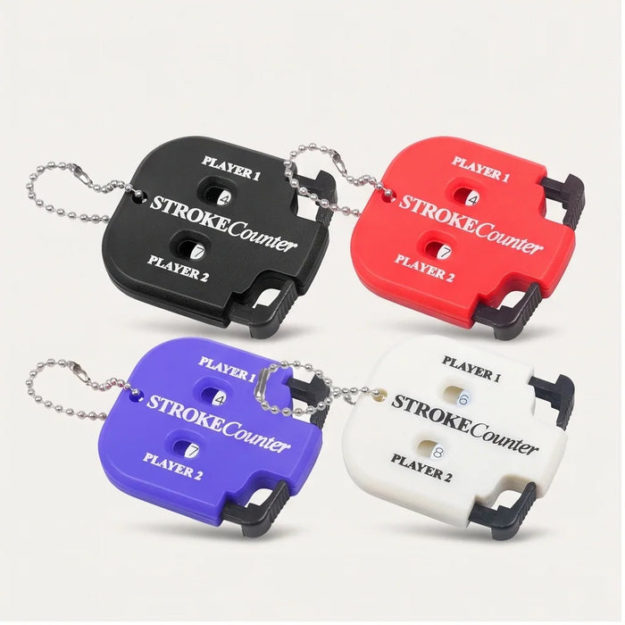 Mechanical Mini Golf Score Counter Keychain