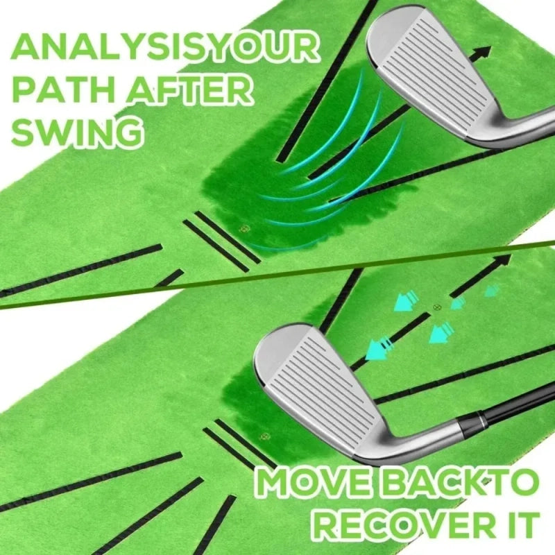 Golf Swing Path Trajectory Practice Mat