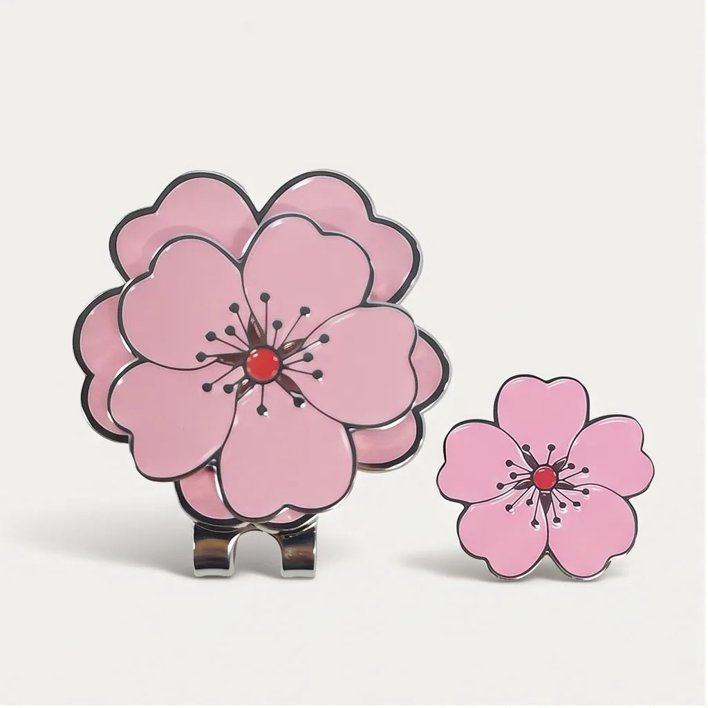 Magnetic Floral Golf Hat Clip