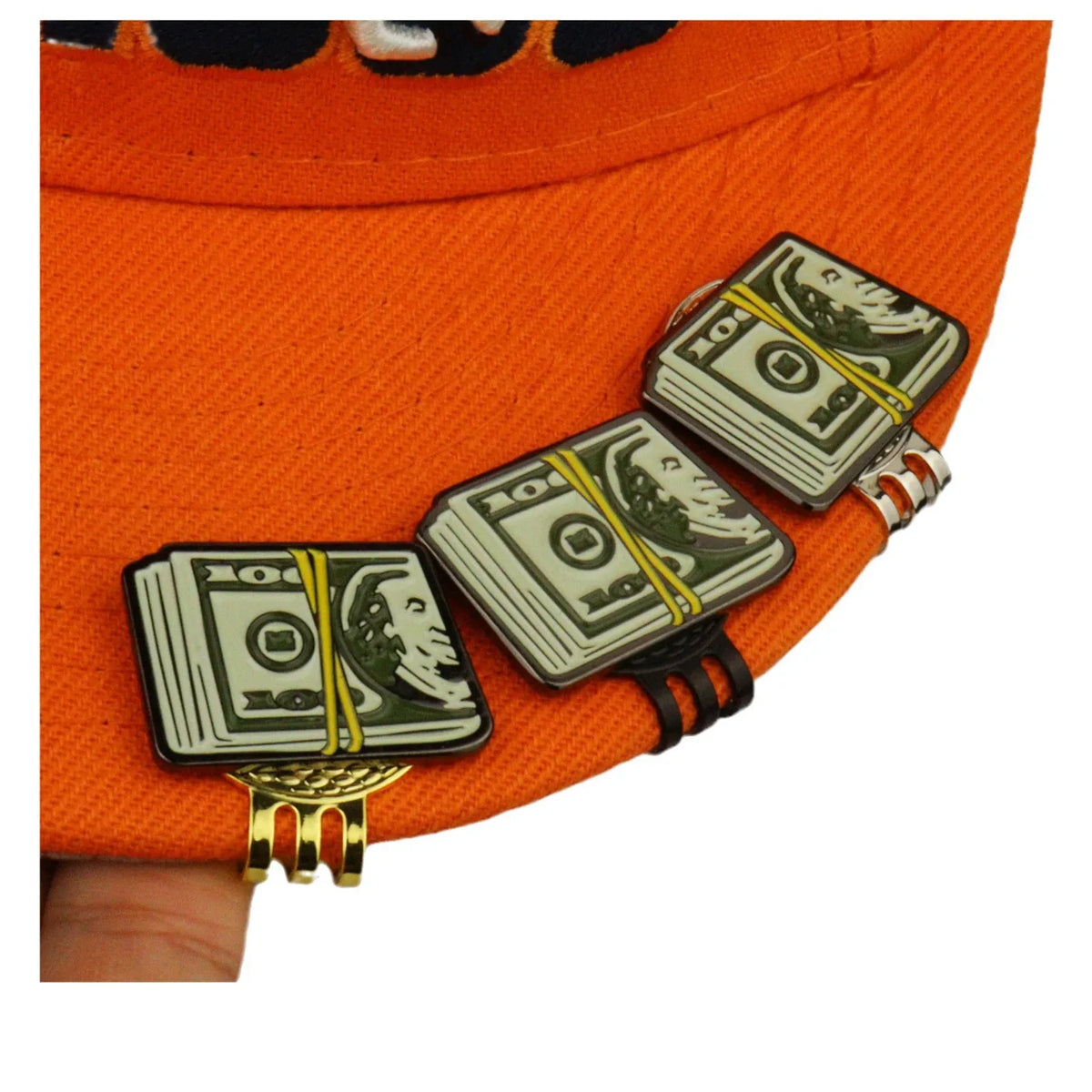 Money Stack Enamel Golf Ball Marker