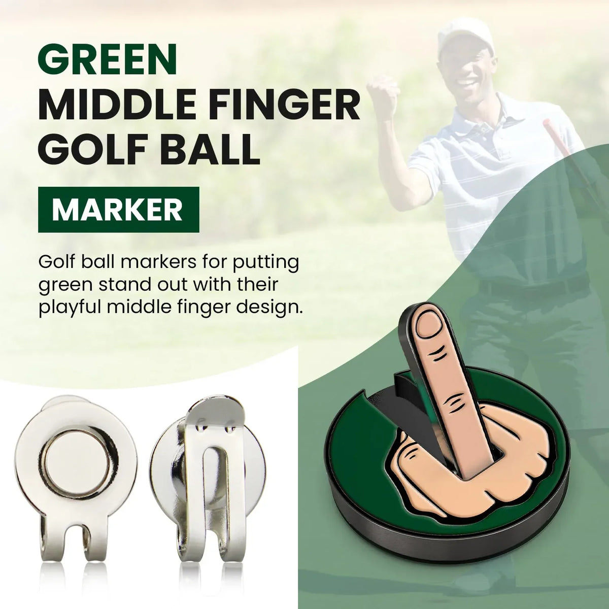 Magnetic Golf Ball Marker Hat Clip
