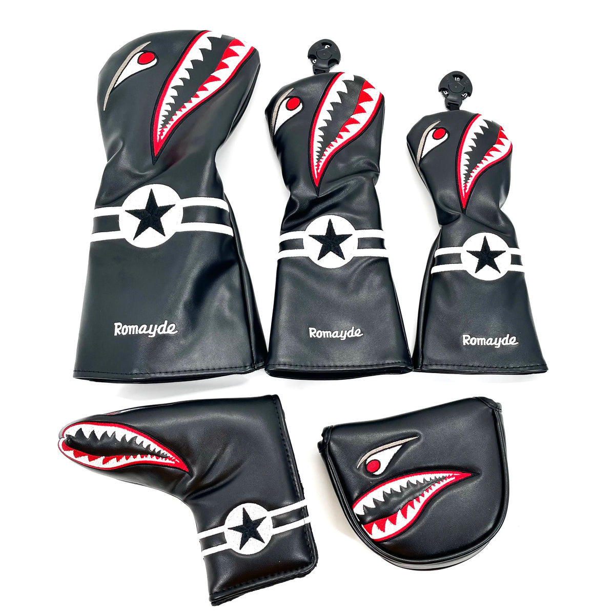 Shark Teeth Golf Headcover