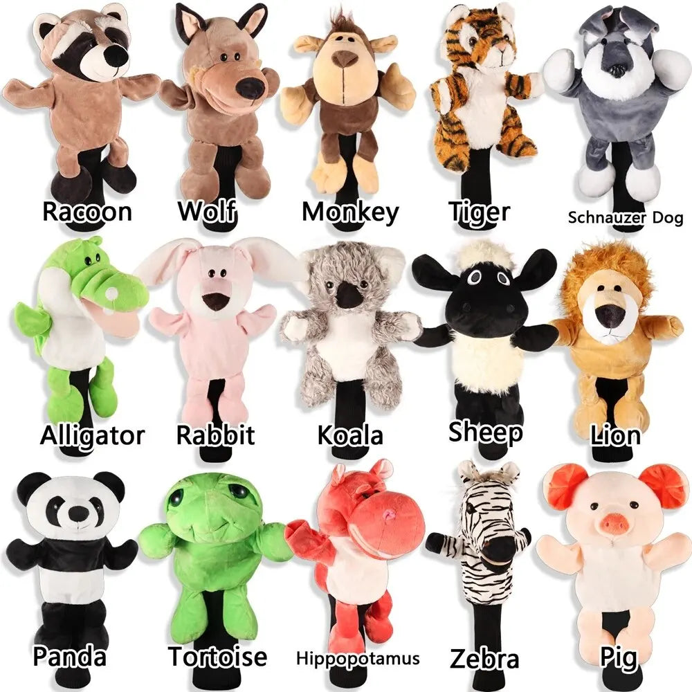 Plush Animal Golf Driver Headcover