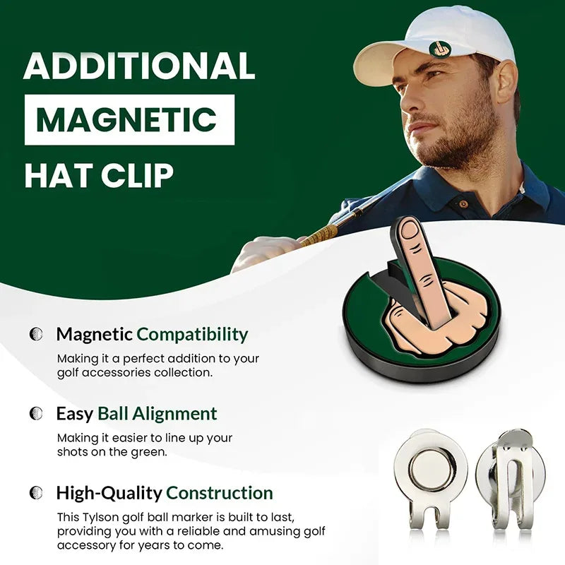 Magnetic Golf Ball Marker Hat Clip