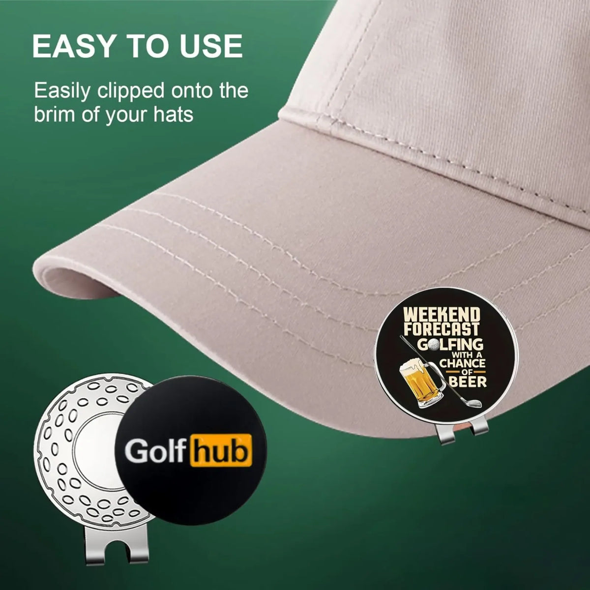 Funny Golf Ball Marker Set — 8 Pack